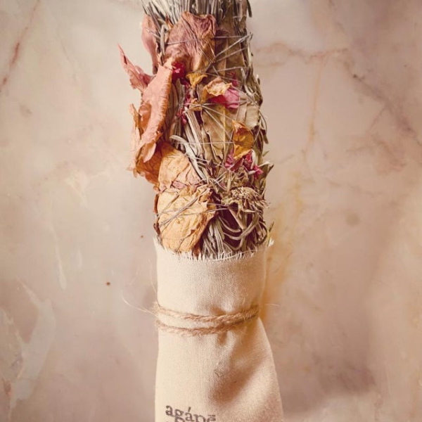 Floral smudge stick